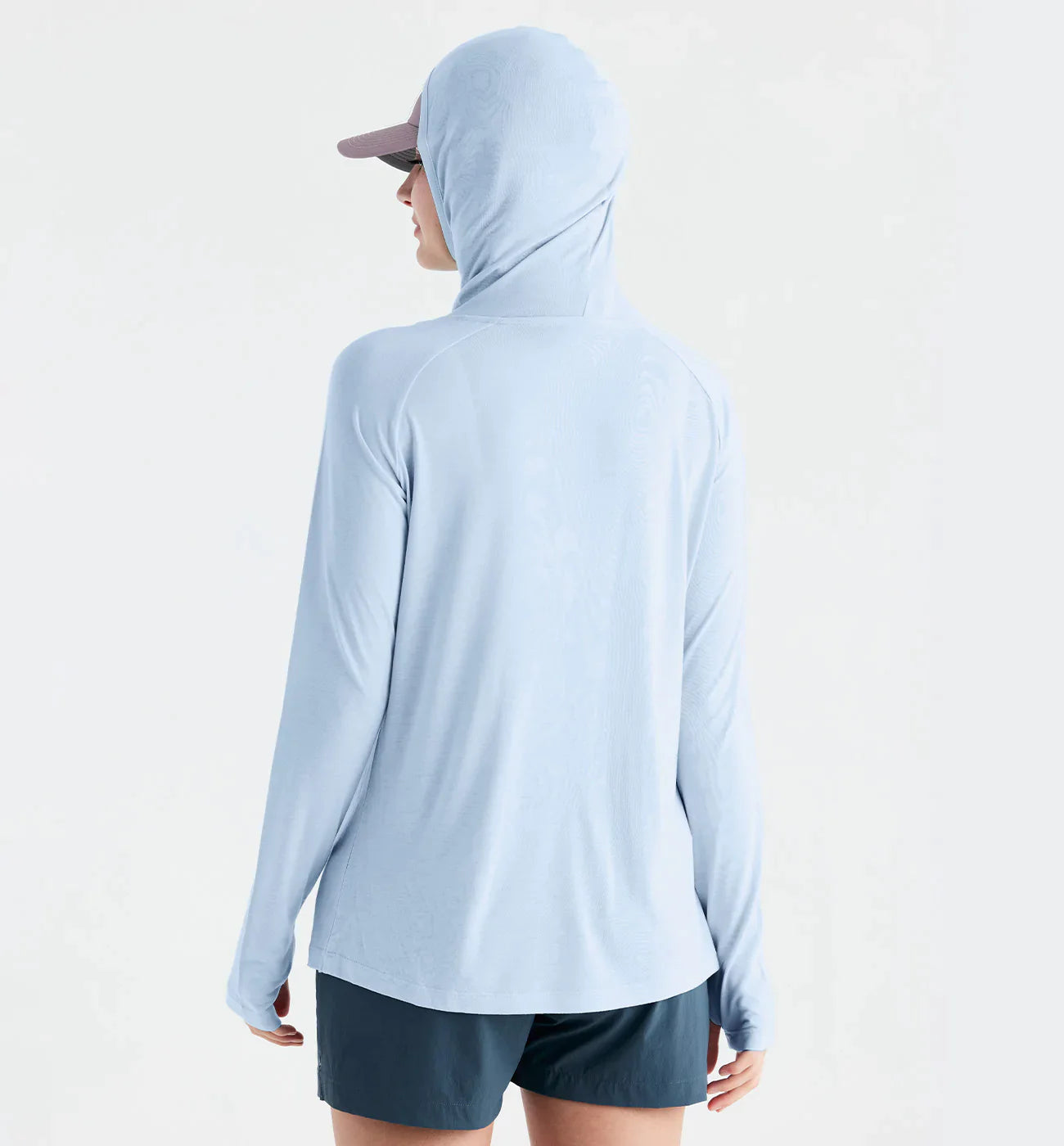 Women's Bamboo Lightweight Hoodie II Clear Sky