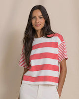 Remi Mixed Stripe Boxy Tee