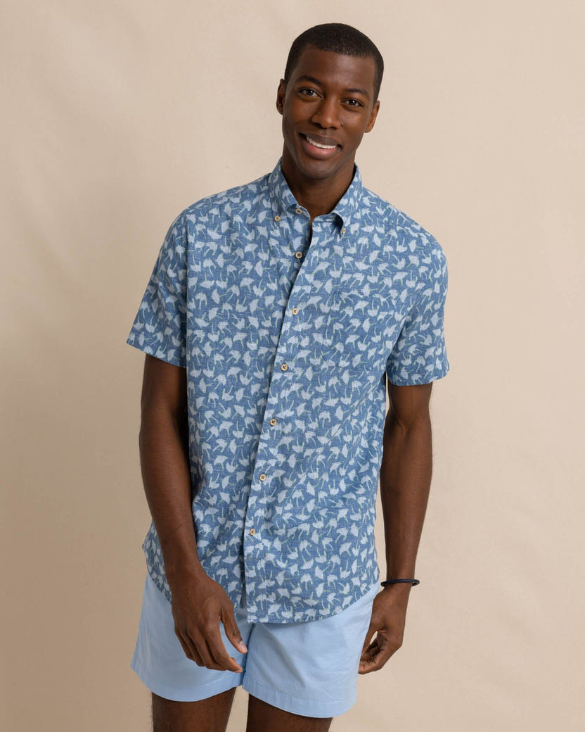 Men's SS Linen Sportshirt