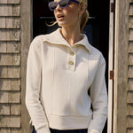 Women's L/S Tonya Button Mock