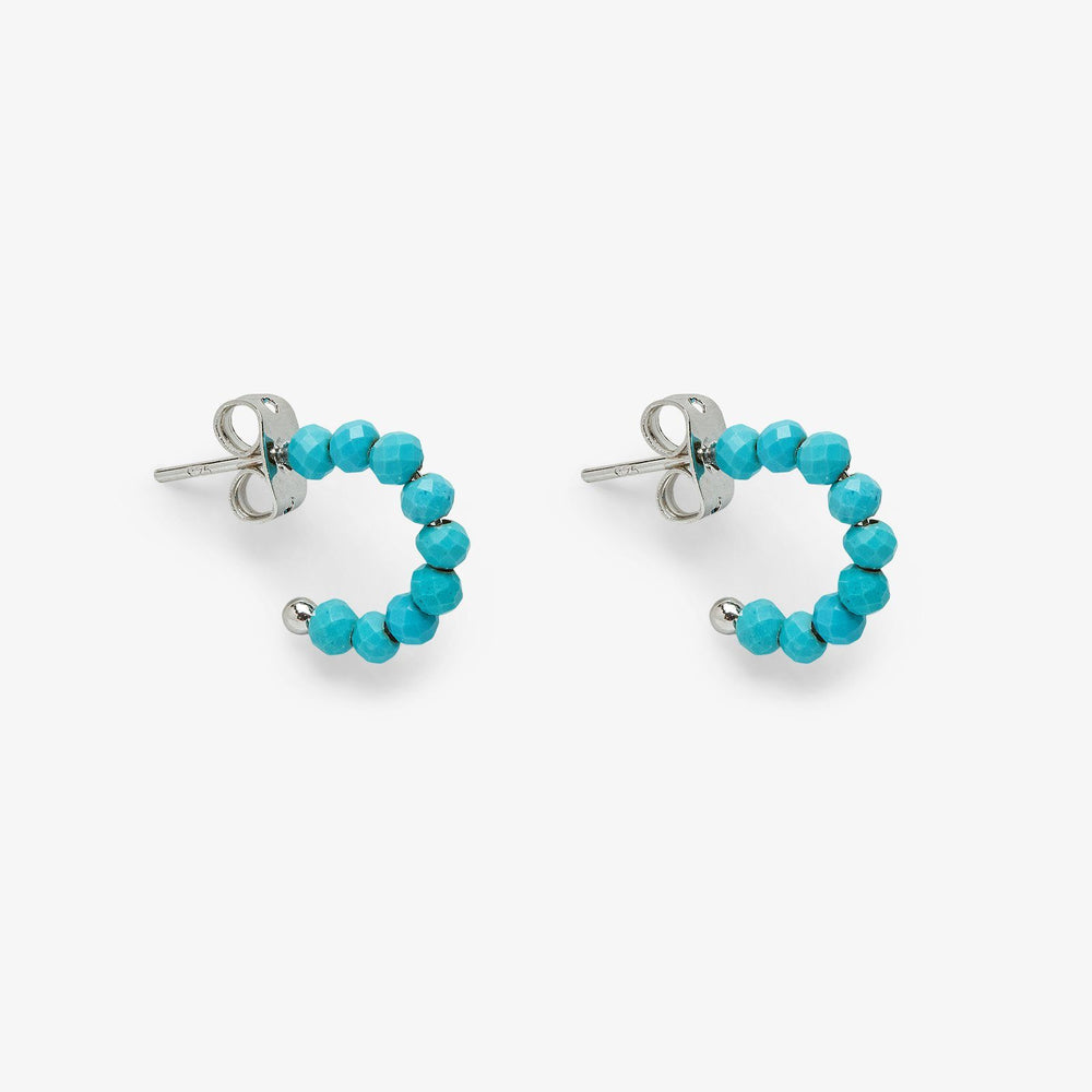 Turquoise Hoop Earrings