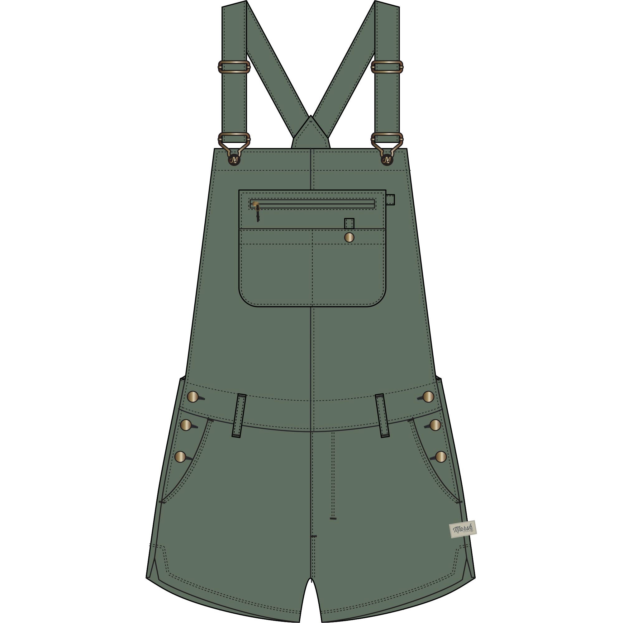 Women's Escape Shortalls