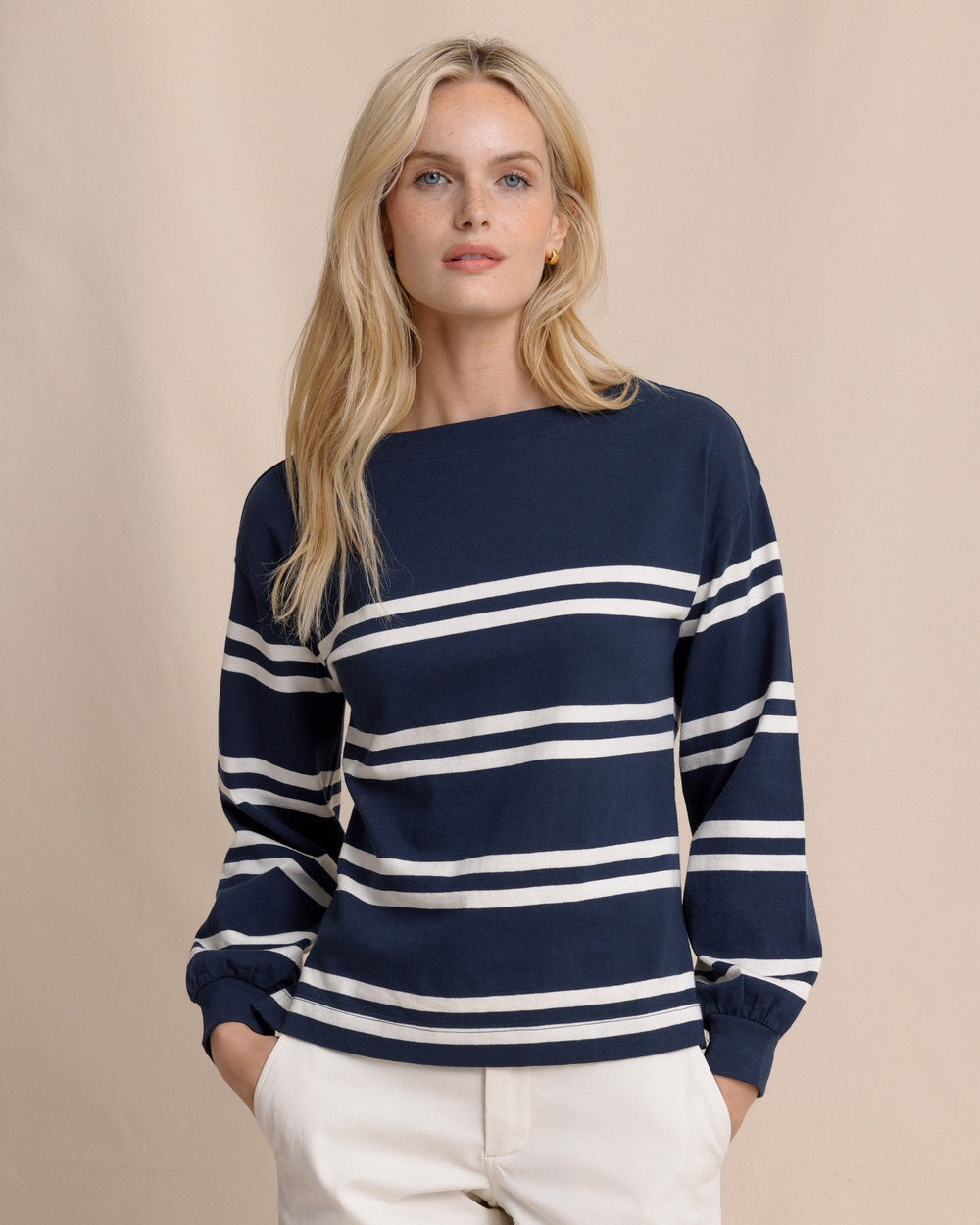 Women's L/S Zayla Stripe Top